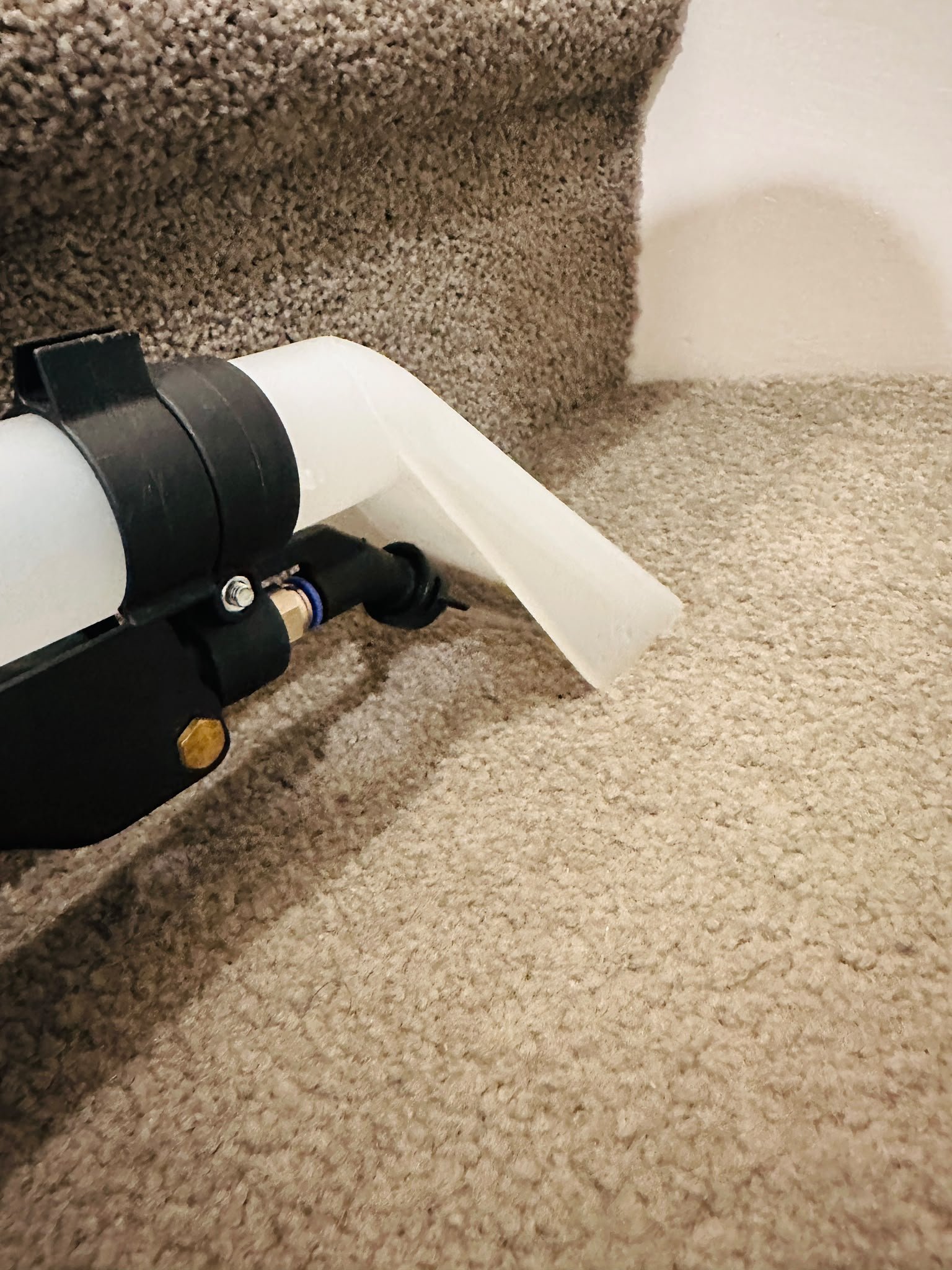 Carpet extraction cleaning